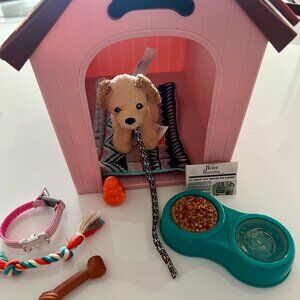 Our Generation Dog House with Dog